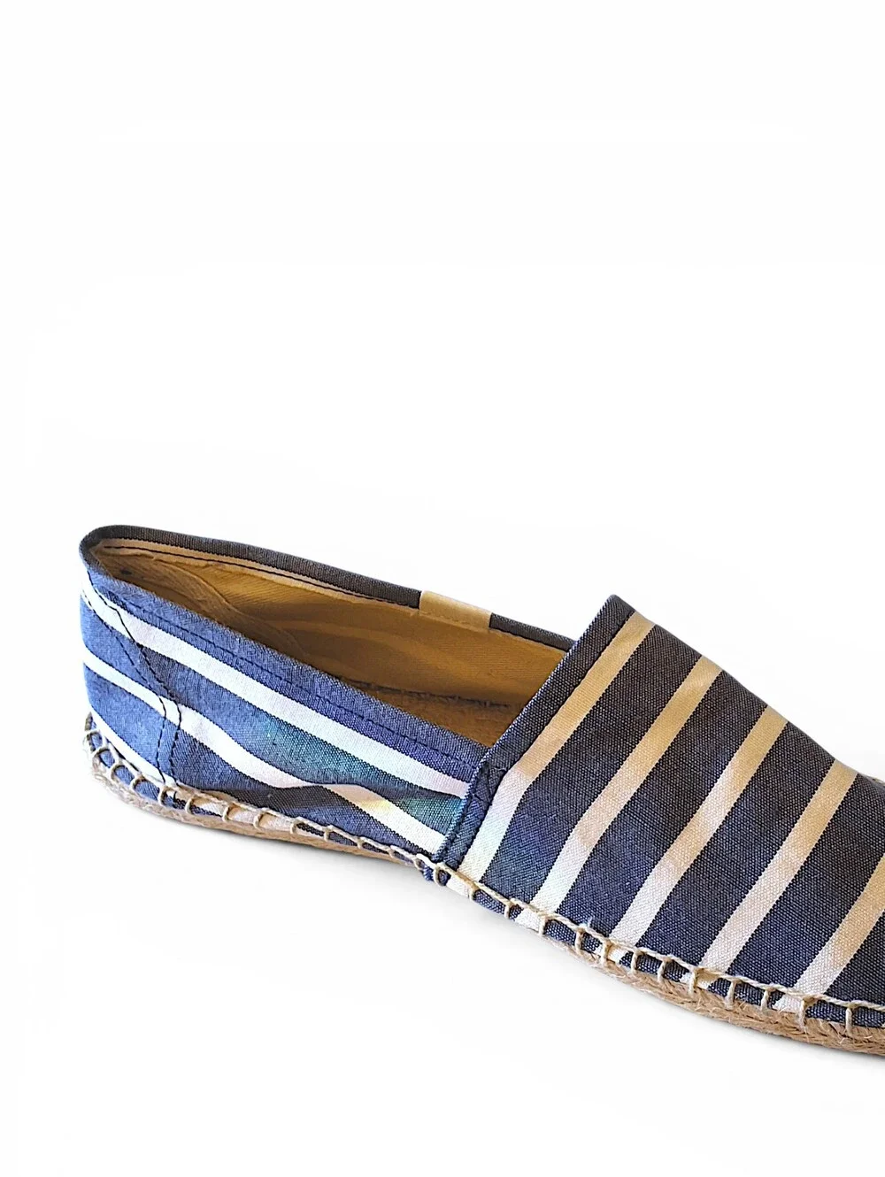 Soludos Striped Espadrilles Women’s Size 10 Blue White Slip On Flats